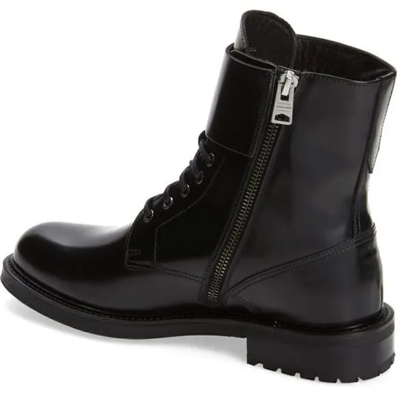 AllSaints brigade combat leather boot size EU 35, US 5
