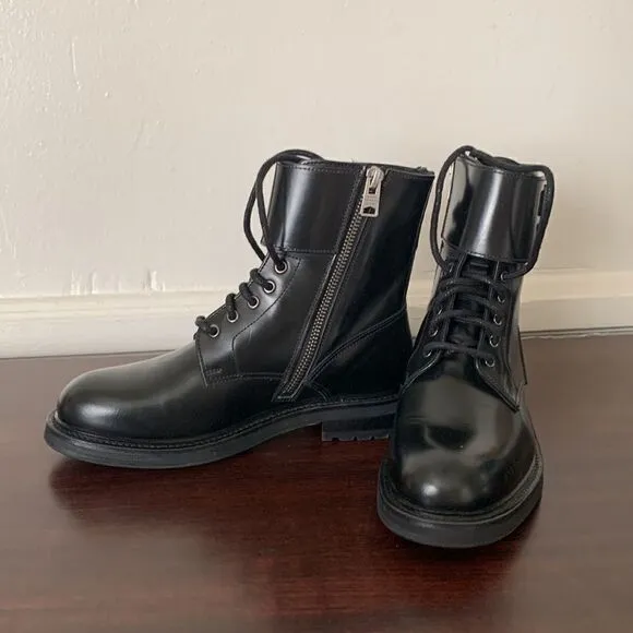 AllSaints brigade combat leather boot size EU 35, US 5
