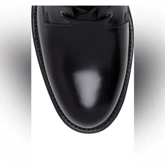 AllSaints brigade combat leather boot size EU 35, US 5
