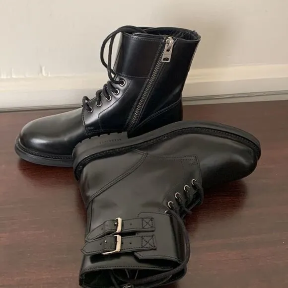 AllSaints brigade combat leather boot size EU 35, US 5