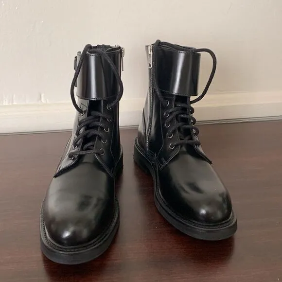 AllSaints brigade combat leather boot size EU 35, US 5