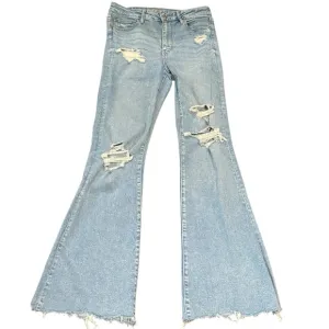 American Eagle Super High Rise Flare Jeans Sz 8 NWT Dark Wash