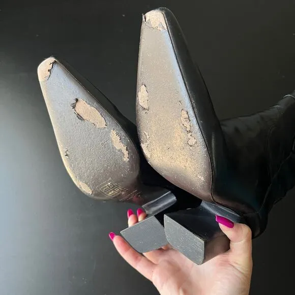 A'mmonde Atelier Black Heeled Boots