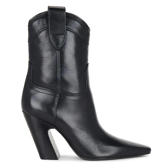 A'mmonde Atelier Black Heeled Boots