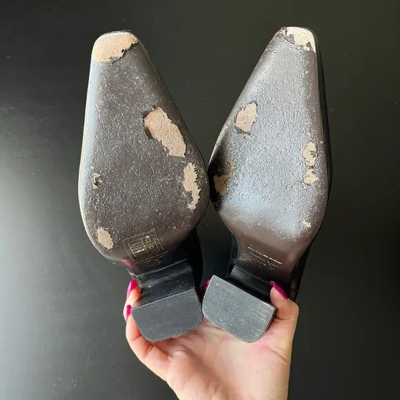 A'mmonde Atelier Black Heeled Boots