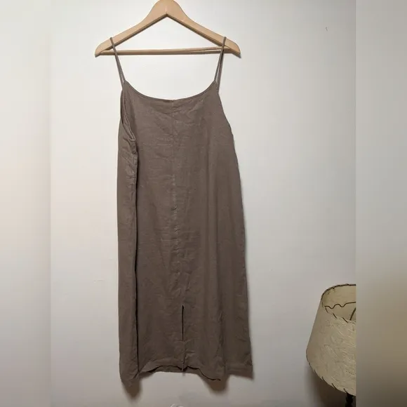 Anemone Women's Midi Dress - Tan Large