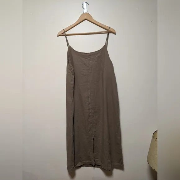 Anemone Women's Midi Dress - Tan Large