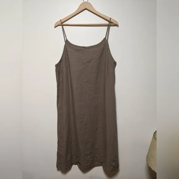 Anemone Women's Midi Dress - Tan Large