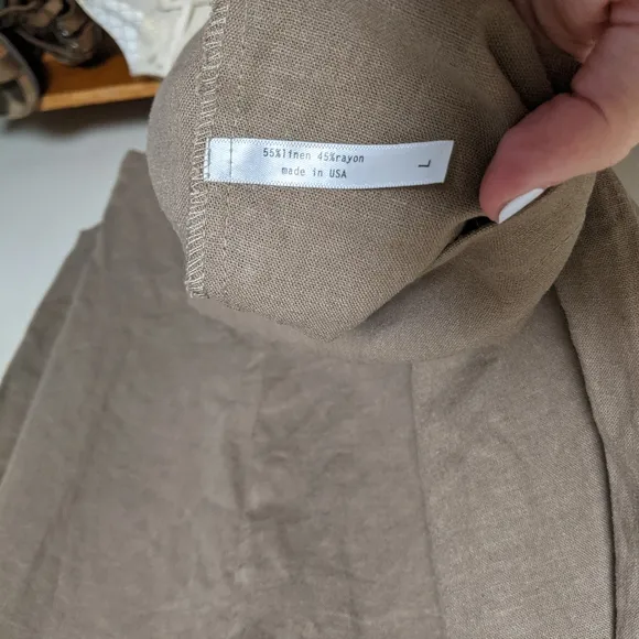 Anemone Women's Midi Dress - Tan Large