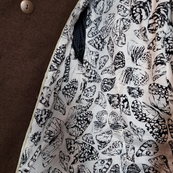 Anthropologie Elevenses Echelon Ruffle Tier Peplum Jacket 6