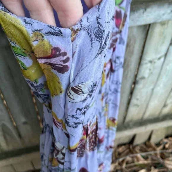 Anthropologie NWT Hermia Midi Dress floral romantic 14