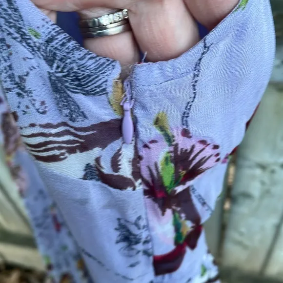 Anthropologie NWT Hermia Midi Dress floral romantic 14