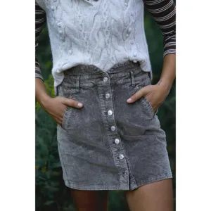 Anthropologie Pilcro Corduroy Mini Skirt 16 Women’s Green