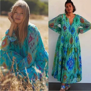 Anthropologie Serenade Maxi Dress
