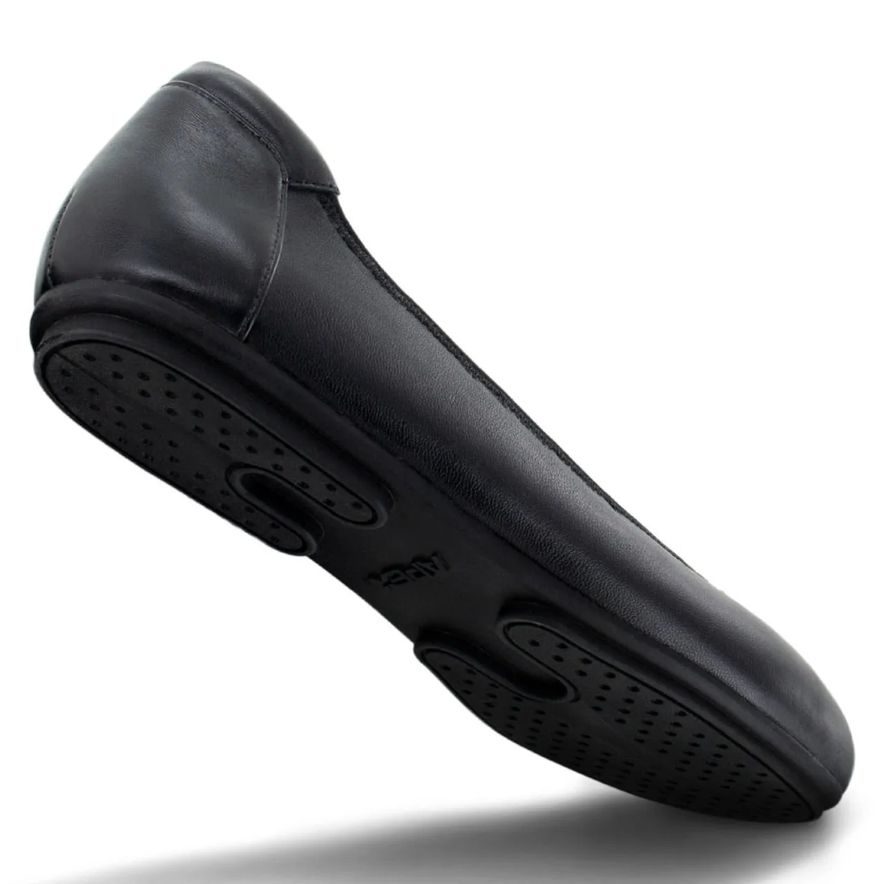 Apexfoot Women's Ballet Flats - Casual Shoe - Black