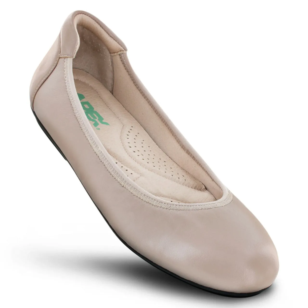 Apexfoot Women's Ballet Flats - Casual Shoe - Taupe