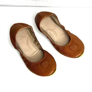 April Parker Perfect Flats Brown Leather Shoe Size 9