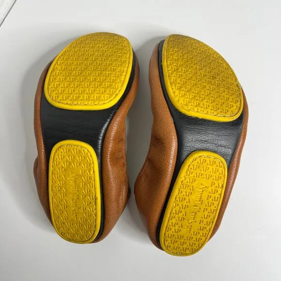 April Parker Perfect Flats Brown Leather Shoe Size 9