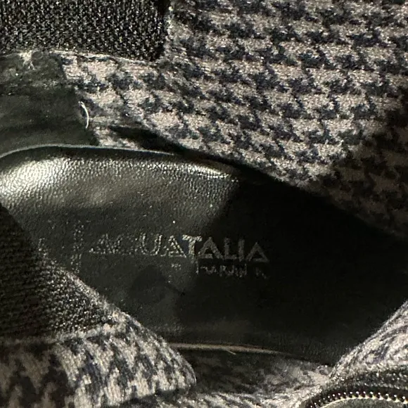 Aquatalia Black Over the Knee Boots Suede Made in Italy