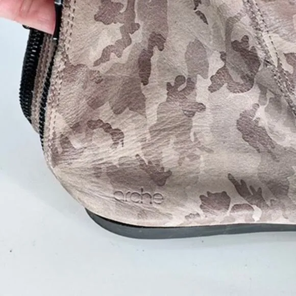 Arche Baryky Ankle Boots Size US 9.5EU 41 Camo Tan