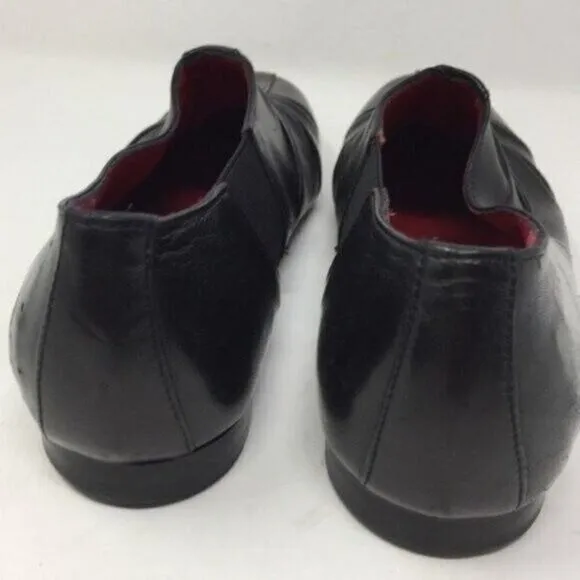 Arche womans black leather flats 7.5M BoxS