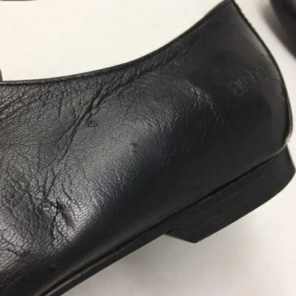 Arche womans black leather flats 7.5M BoxS