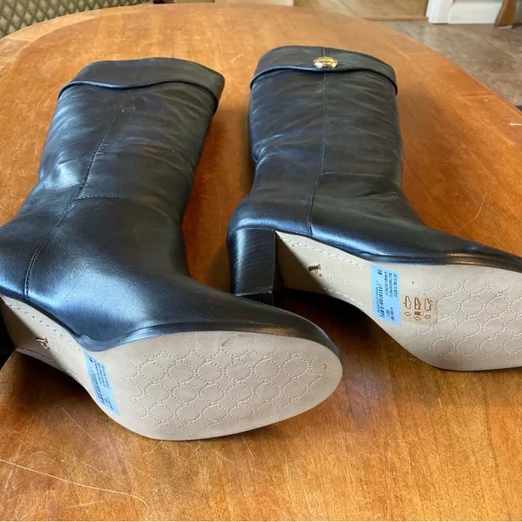 Arezzo Black Heeled Boots