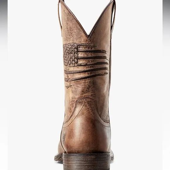 Ariat Brown Heeled Boots Square Toe