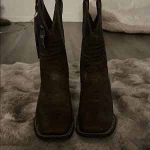 Ariat Brown Heeled Boots Square Toe