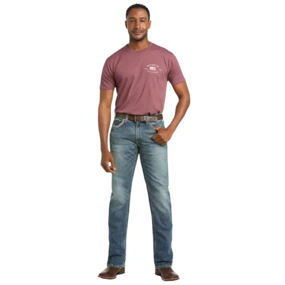 Ariat Gambler M5 Straight Stackable Midrise Jeans 34/36