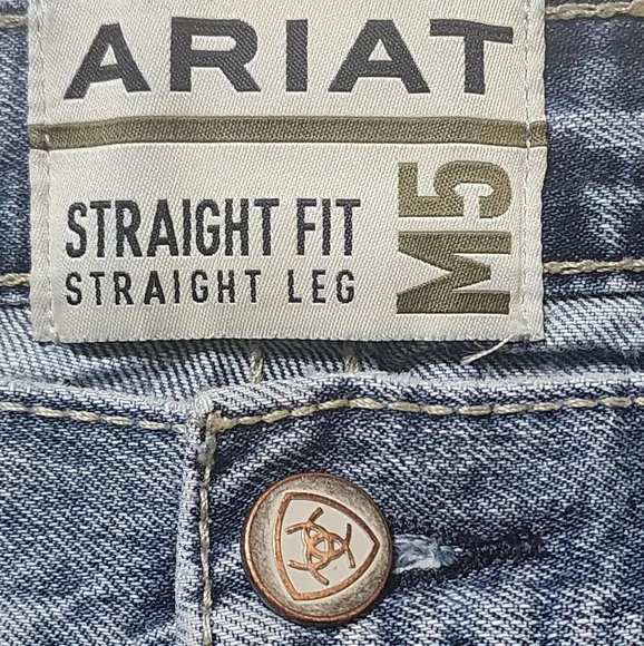 Ariat Gambler M5 Straight Stackable Midrise Jeans 34/36