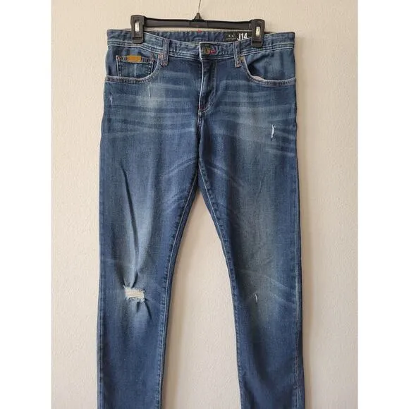 Armani Exchange Blue Jeans J14 Size 33 Skinny