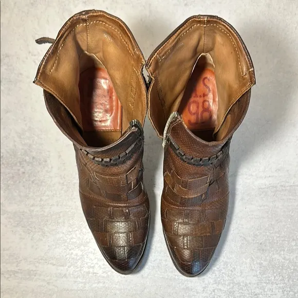 A.S.98 Brown Heeled Boots