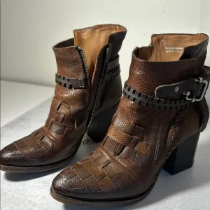 A.S.98 Brown Heeled Boots