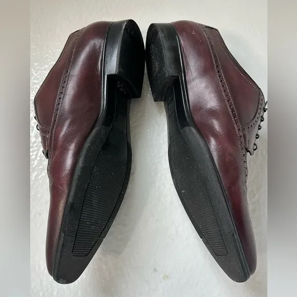 a.testoni derby washed calf borgogna