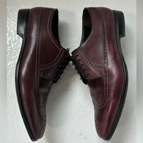 a.testoni derby washed calf borgogna