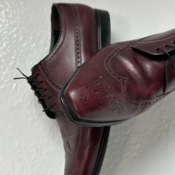 a.testoni derby washed calf borgogna