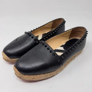 Authentic Christian Louboutin Ares Flat Calf Espadrille – Size 35