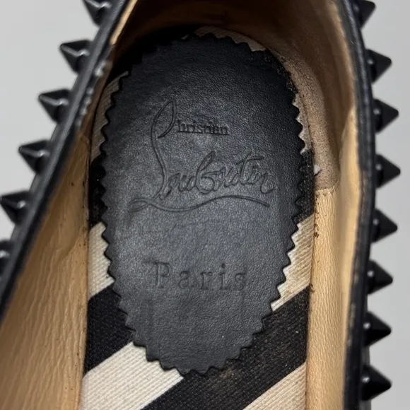 Authentic Christian Louboutin Ares Flat Calf Espadrille – Size 35