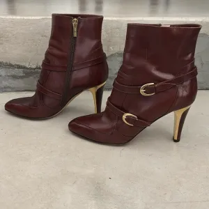 Authentic Jimmy Choo London designer ankle heeled boots