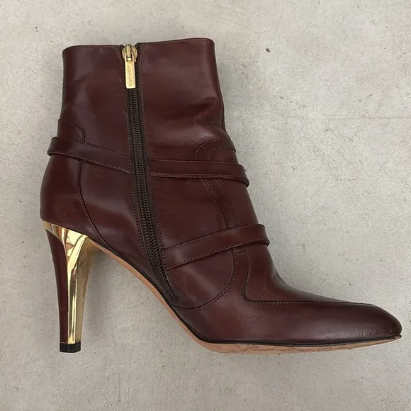Authentic Jimmy Choo London designer ankle heeled boots