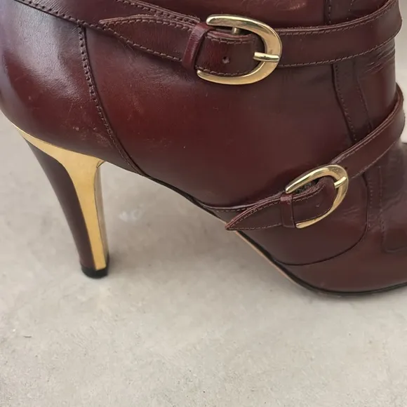 Authentic Jimmy Choo London designer ankle heeled boots