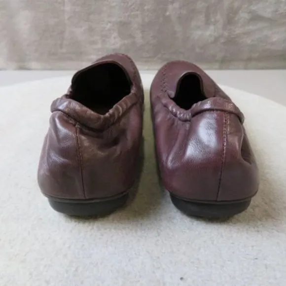 Authentic Prada Brown Leather Flats
