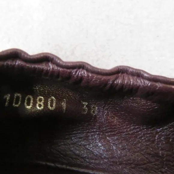 Authentic Prada Brown Leather Flats