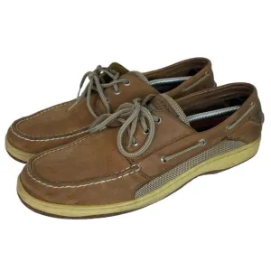 B8 Mens Sperry Topsider Billfish 3 Eye Leather Boat Shoes 15