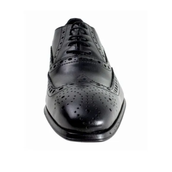 Baki Black Oxford Mens Italian Leather Shoes