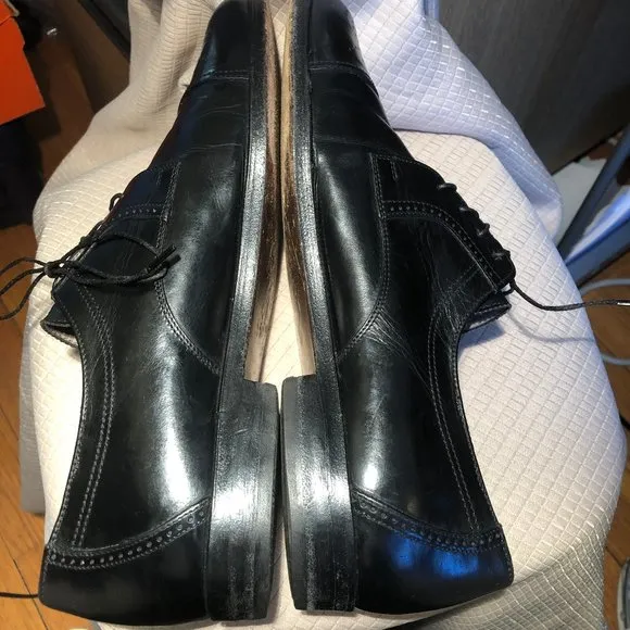Bally Barlington, black men leather shoes, 8