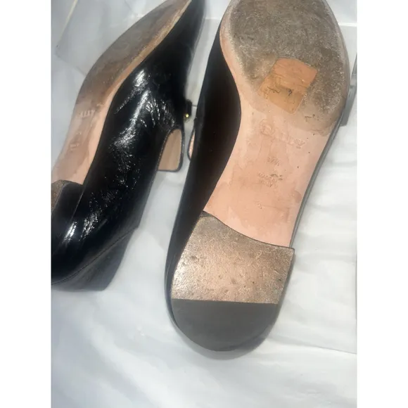 Bally Darcie Loafers Flats Black Leather Size 7.5