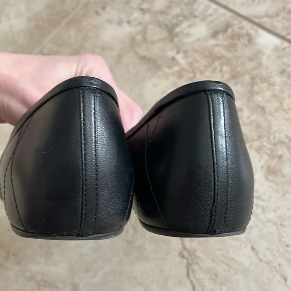 Bally Leather quilted Black Women's Flats