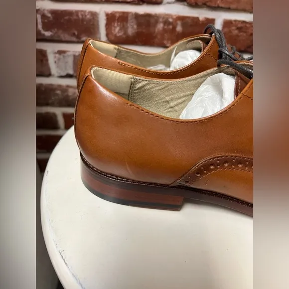 Banana Republic Men’s Ortholite Italian Leather Brogue Oxford Shoes Size 10 New